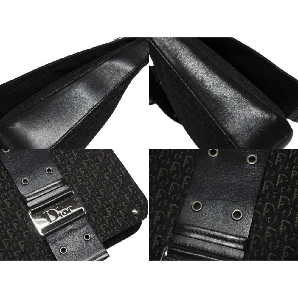 Dior Line Street Shoulder Christian Chic Trotter Galliano Bag Black - Picture 7 of 9